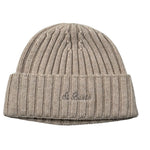 Saint Barth Cappello tinta unita con Stampa Beige per Bambina WENGEN BEIGE SAINT BARTH 
