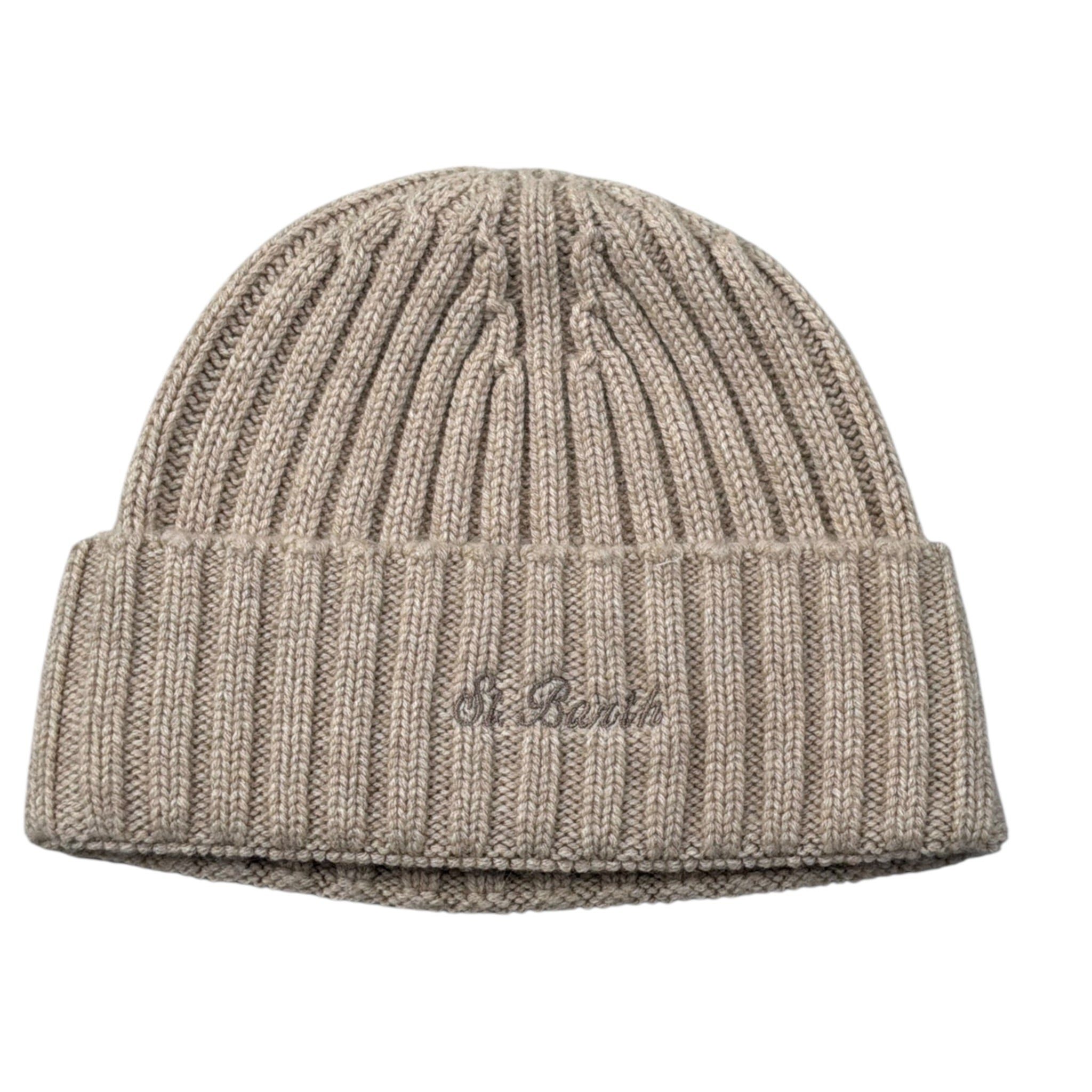 Saint Barth Cappello tinta unita con Stampa Beige per Bambina WENGEN BEIGE SAINT BARTH 