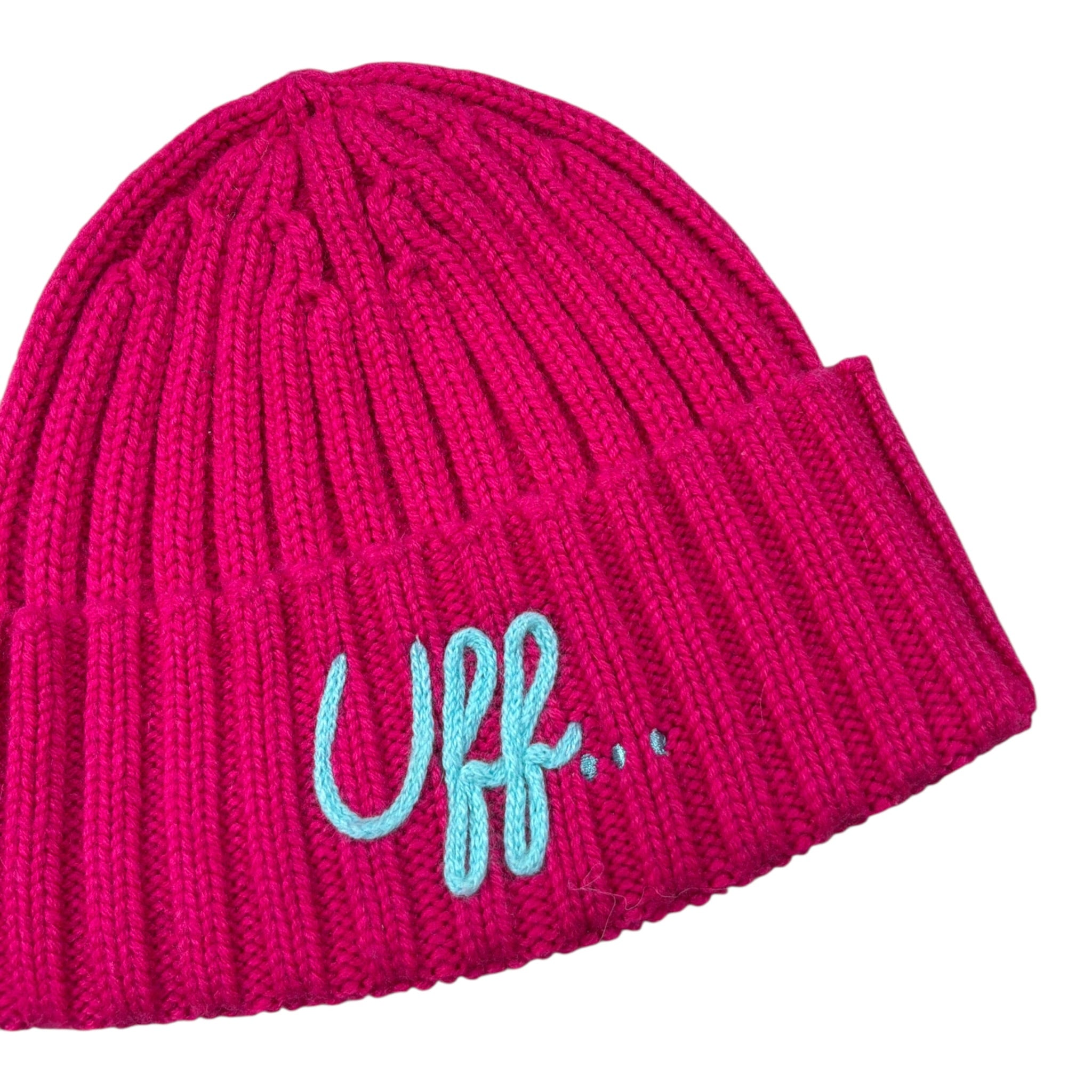 Saint Barth Cappello tinta unita con Logo Fuxia per Bambina WENGENW FUXIA SAINT BARTH 
