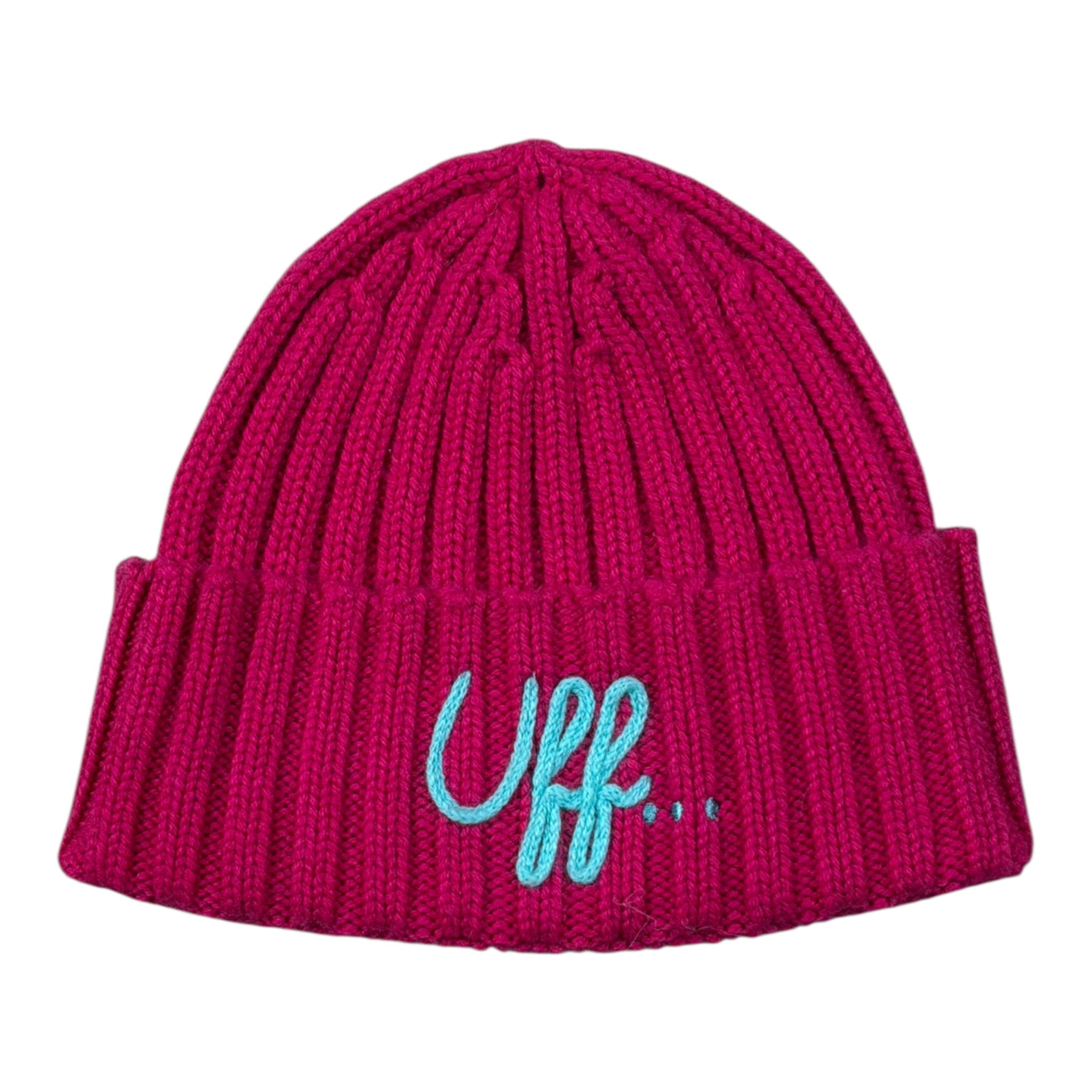 Saint Barth Cappello tinta unita con Logo Fuxia per Bambina WENGENW FUXIA SAINT BARTH 