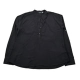 Sarabanda Camicia Manica Lunga Tinta Nita Collo Coreano Nero per Bambino 04250 NERO SARABANDA 