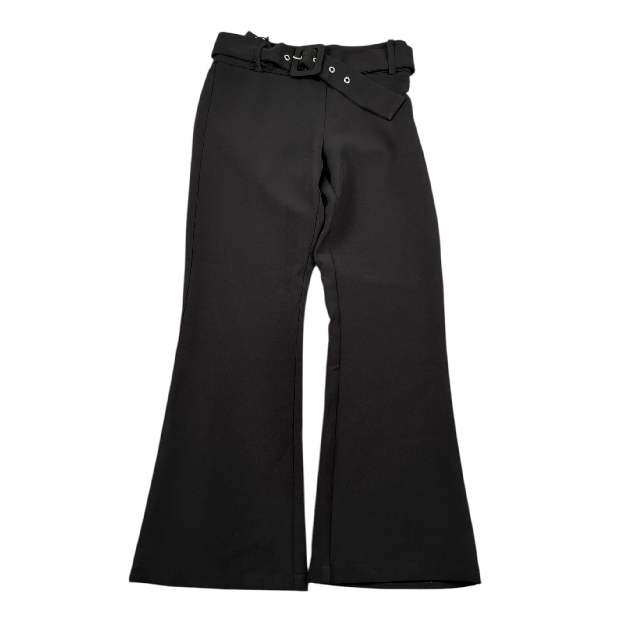 Sarabanda Pantalone tinta unita con Cintura Nero per Bambina 05435 NERO SARABANDA 