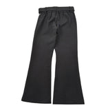 Sarabanda Pantalone tinta unita con Cintura Nero per Bambina 05435 NERO SARABANDA 