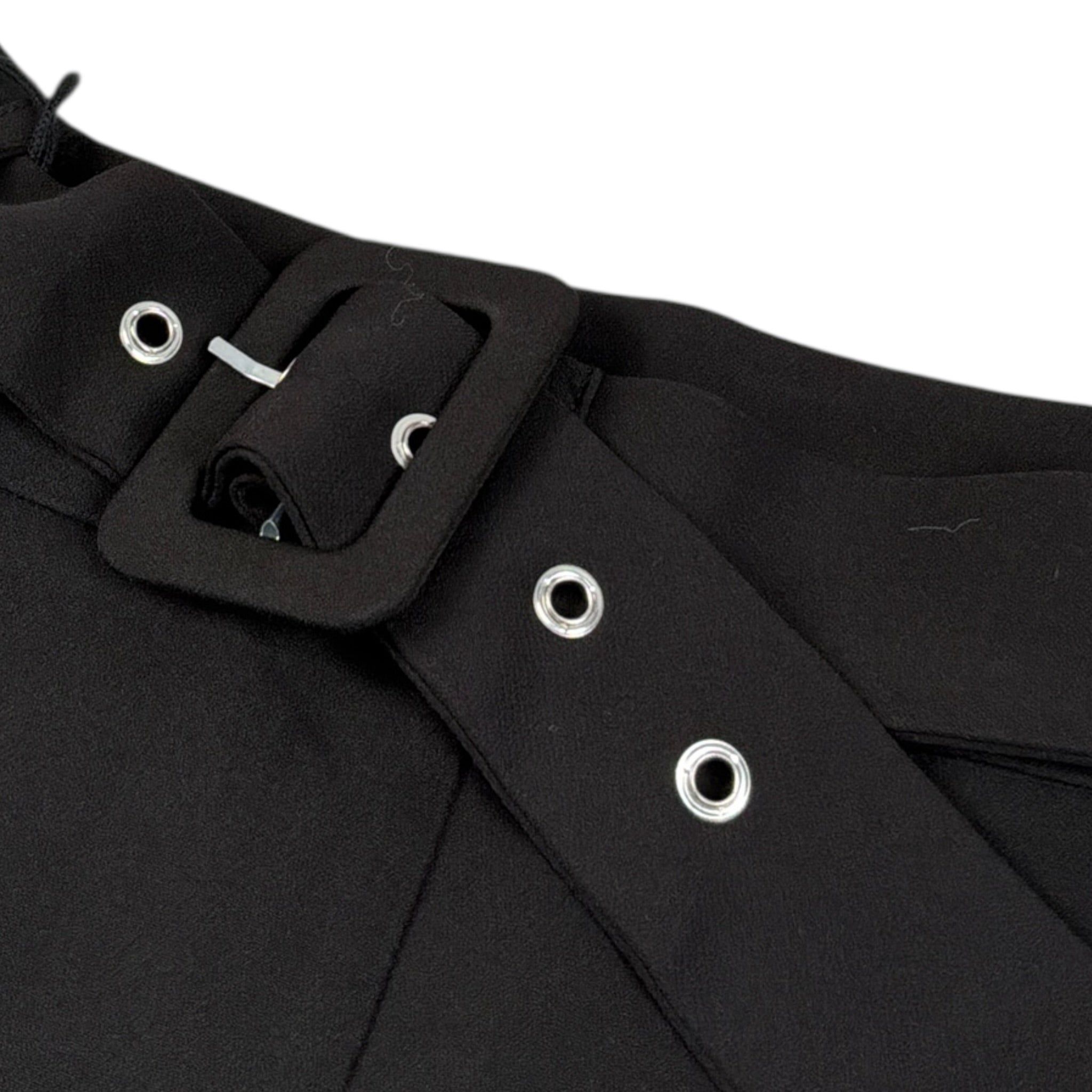 Sarabanda Pantalone tinta unita con Cintura Nero per Bambina 05435 NERO SARABANDA 