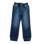 Sarabanda Jeans tinta unita con Elastico In Vita Blu per Bambino 07055 BLU SARABANDA 