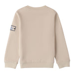 Sarabanda Felpa tinta unita Girocollo con Stampa Beige per Bambino 0A1440 BEIGE SARABANDA 