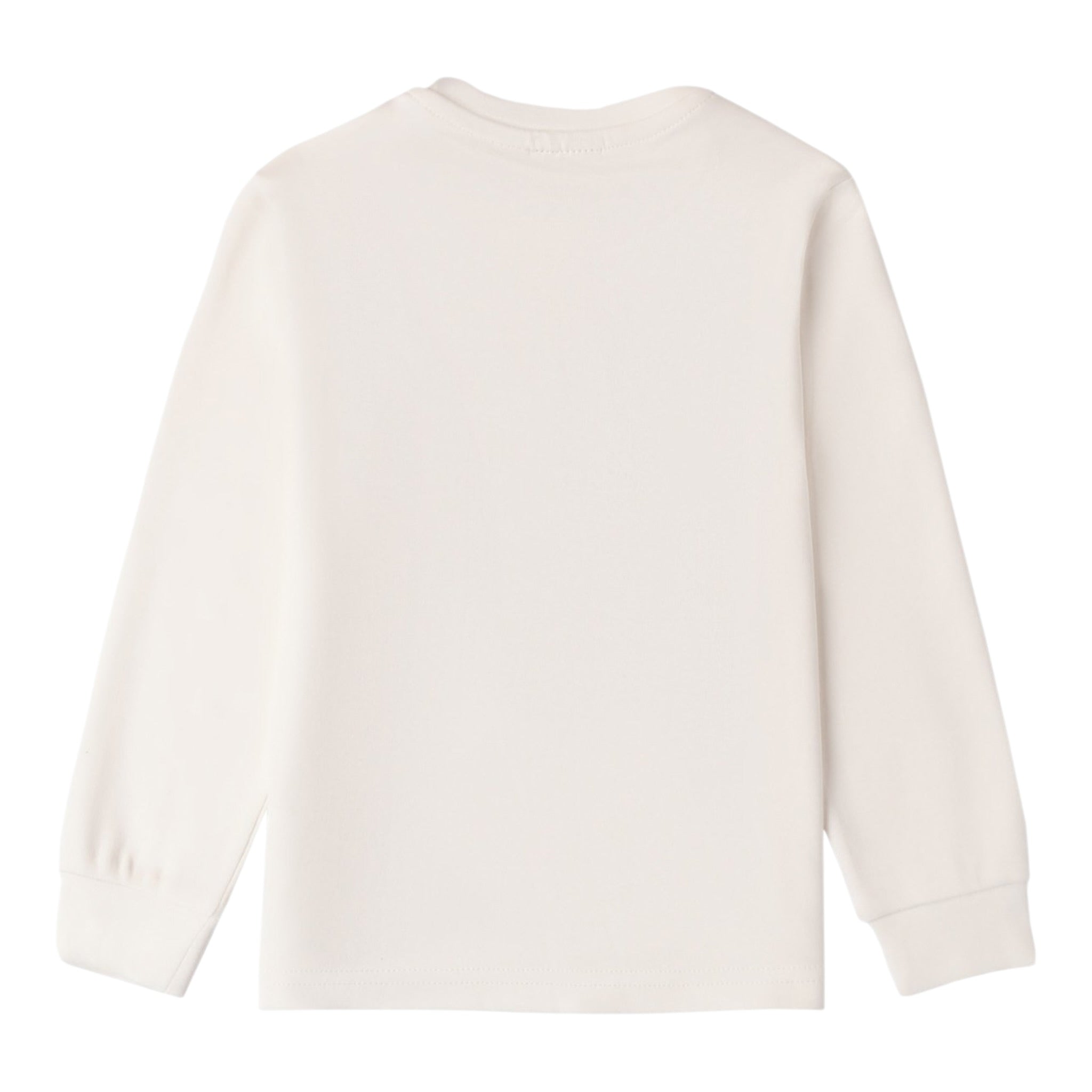 Sarabanda Shirt tinta unita con Stampa Bianco per Bambino 0A146 BIANCO SARABANDA 
