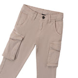Sarabanda Pantalone tinta unita con Tasconi Beige per Bambino 0A166 BEIGE SARABANDA 