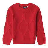 Sarabanda Maglia Girocollo tinta unita Rosso per Bambino 0F111 ROSSO SARABANDA 