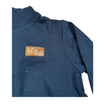 Sarabanda Felpa con Zip E Cappuccio tinta unita Blu per Bambino 0F145J BLU SARABANDA 