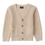 Sarabanda Cardigan tinta unita Beige per Bambino 0F14689 BEIGE SARABANDA 