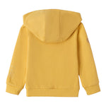 Sarabanda Felpa tinta unita con Cappuccio E Zip Giallo per Bambino 0F151 GIALLO SARABANDA 