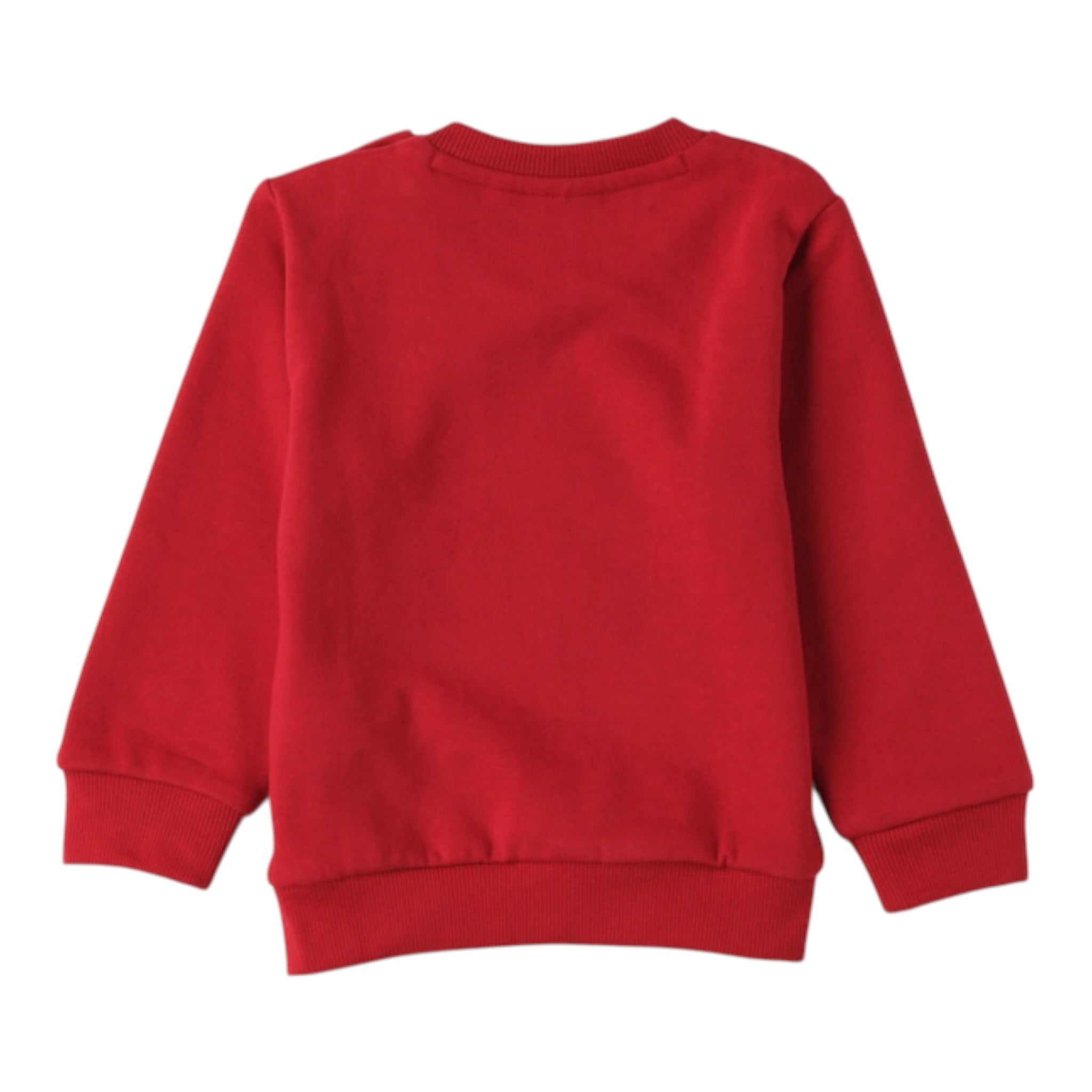 Sarabanda Felpa tinta unita Girocollo con Stampa Rosso per Bambino 0F154J ROSSO SARABANDA 