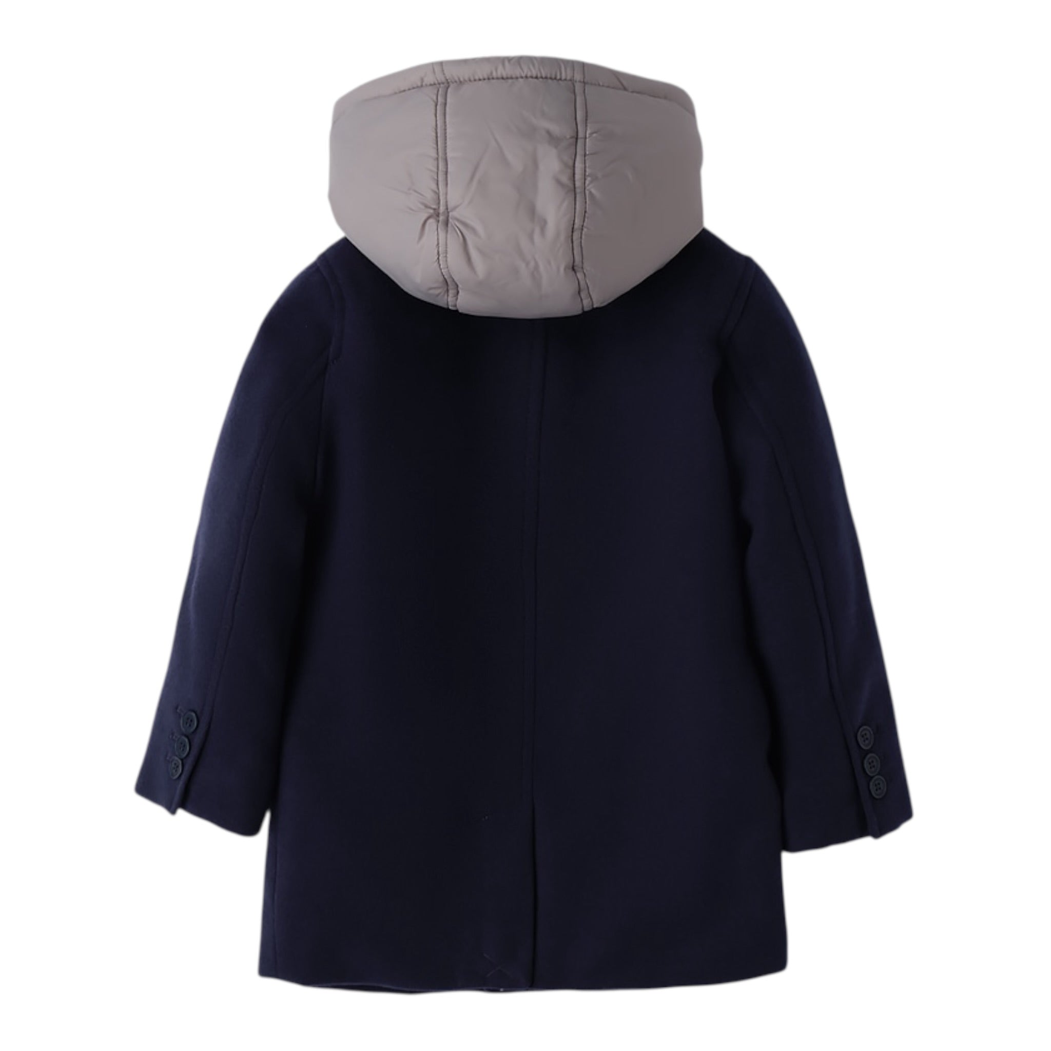 Sarabanda Cappotto Tinta Uita con Cappuccio Blu per Neonato 0F181X BLU SARABANDA 