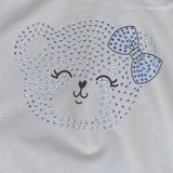 Sarabanda Completo 2Pz Felpa tinta unita con Cappuccio-Leggins Panna per Bambina 0F216 PANNA SARABANDA 