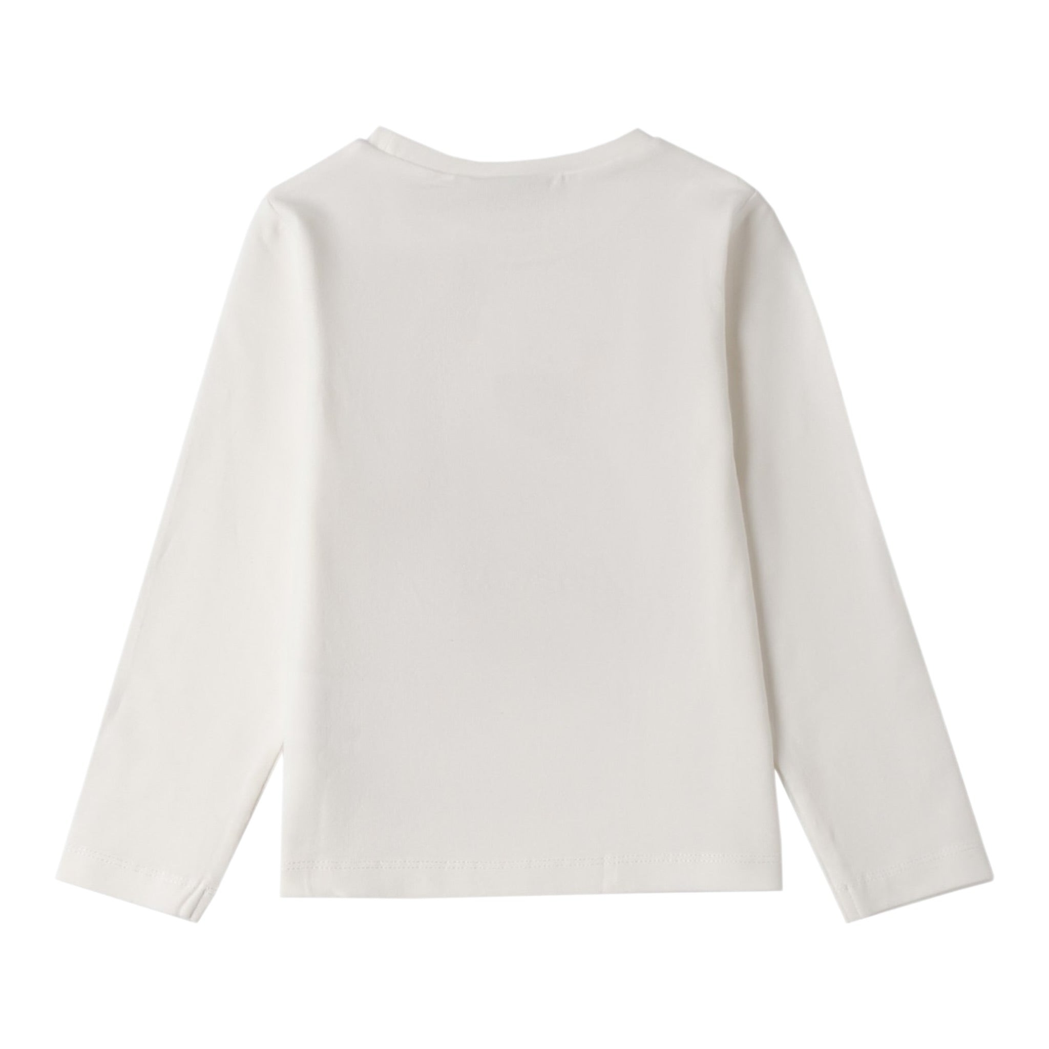 Sarabanda Shirt tinta unita con Stampa Bianco per Neonato 0F224N BIANCO SARABANDA 