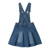 Sarabanda Salopette In Denim tinta unita Blu per Neonata 0F239N BLU SARABANDA 
