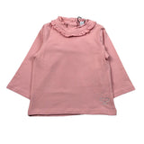 Sarabanda Shirt Girocollo tinta unita Rosa per Neonata 0F321 ROSA SARABANDA 