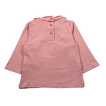Sarabanda Shirt Girocollo tinta unita Rosa per Neonata 0F321 ROSA SARABANDA 