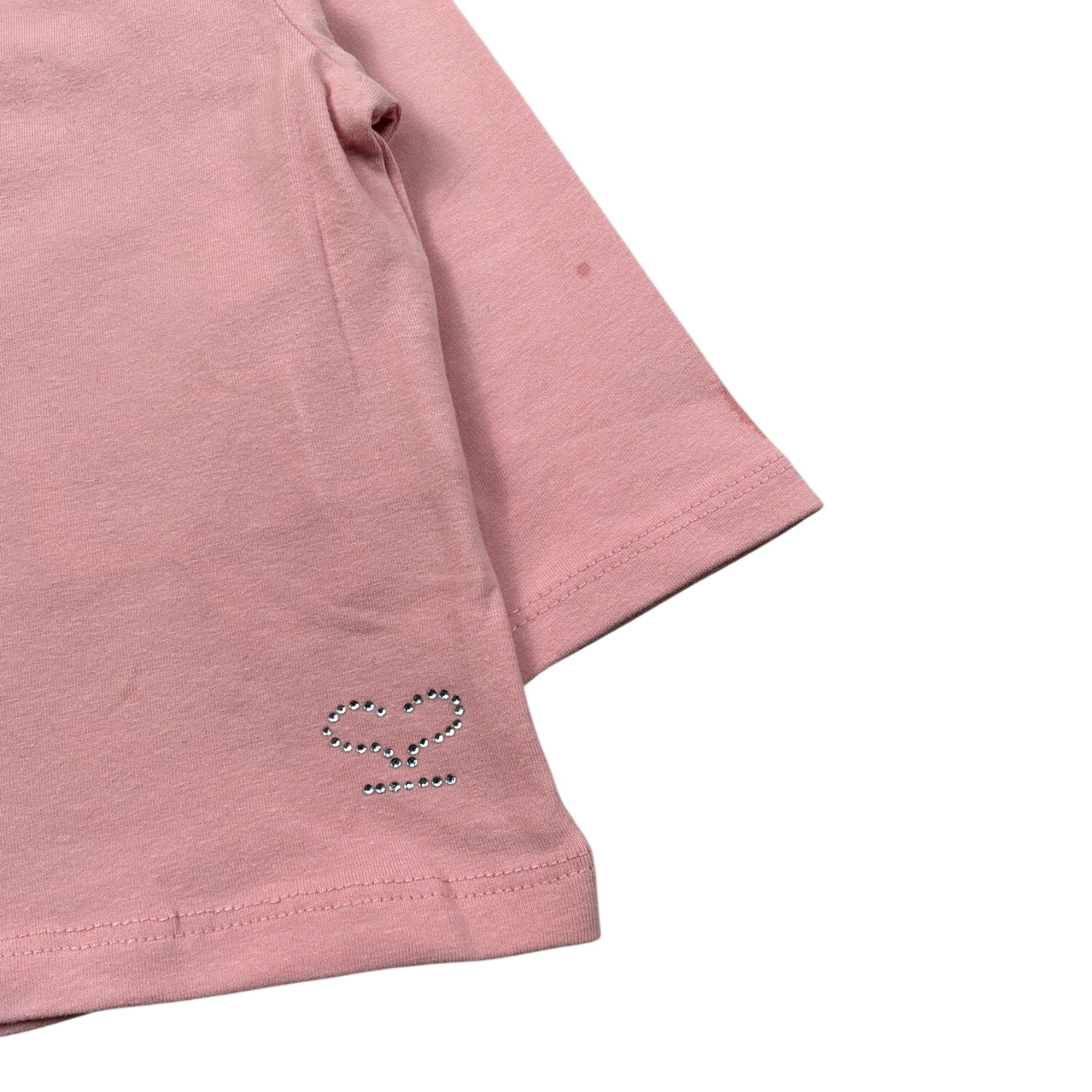 Sarabanda Shirt Girocollo tinta unita Rosa per Neonata 0F321 ROSA SARABANDA 