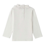 Sarabanda Shirt Girocollo tinta unita Bianco per Neonata 0F321X BIANCO SARABANDA 