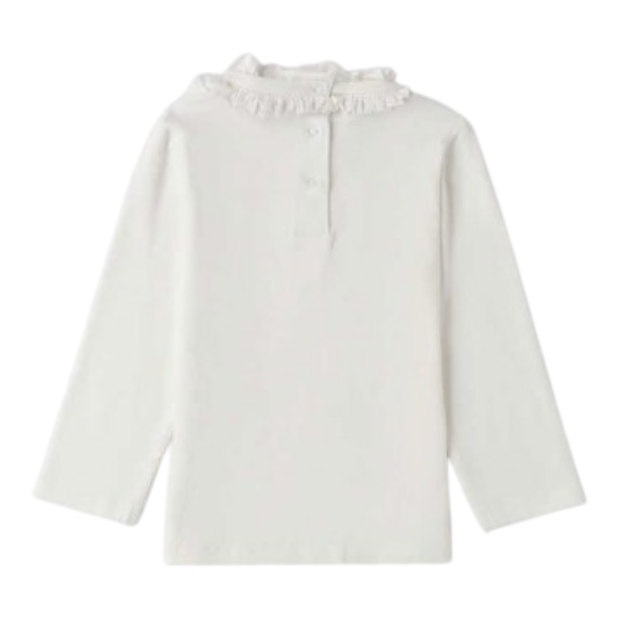 Sarabanda Shirt Girocollo tinta unita Bianco per Neonata 0F321X BIANCO SARABANDA 