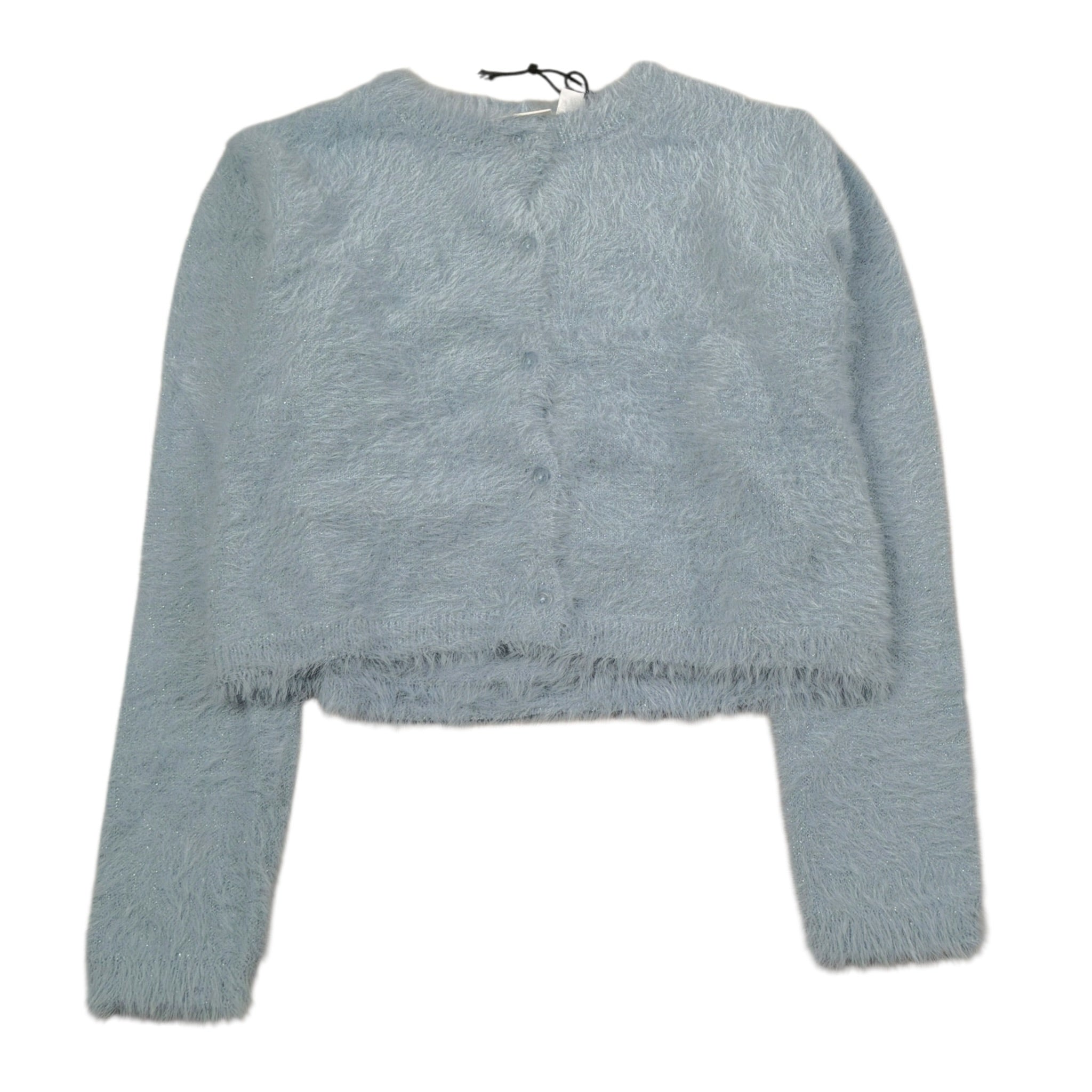 Sarabanda Cardigan tinta unita Azzurro per Bambina 0F335 AZZURRO SARABANDA 