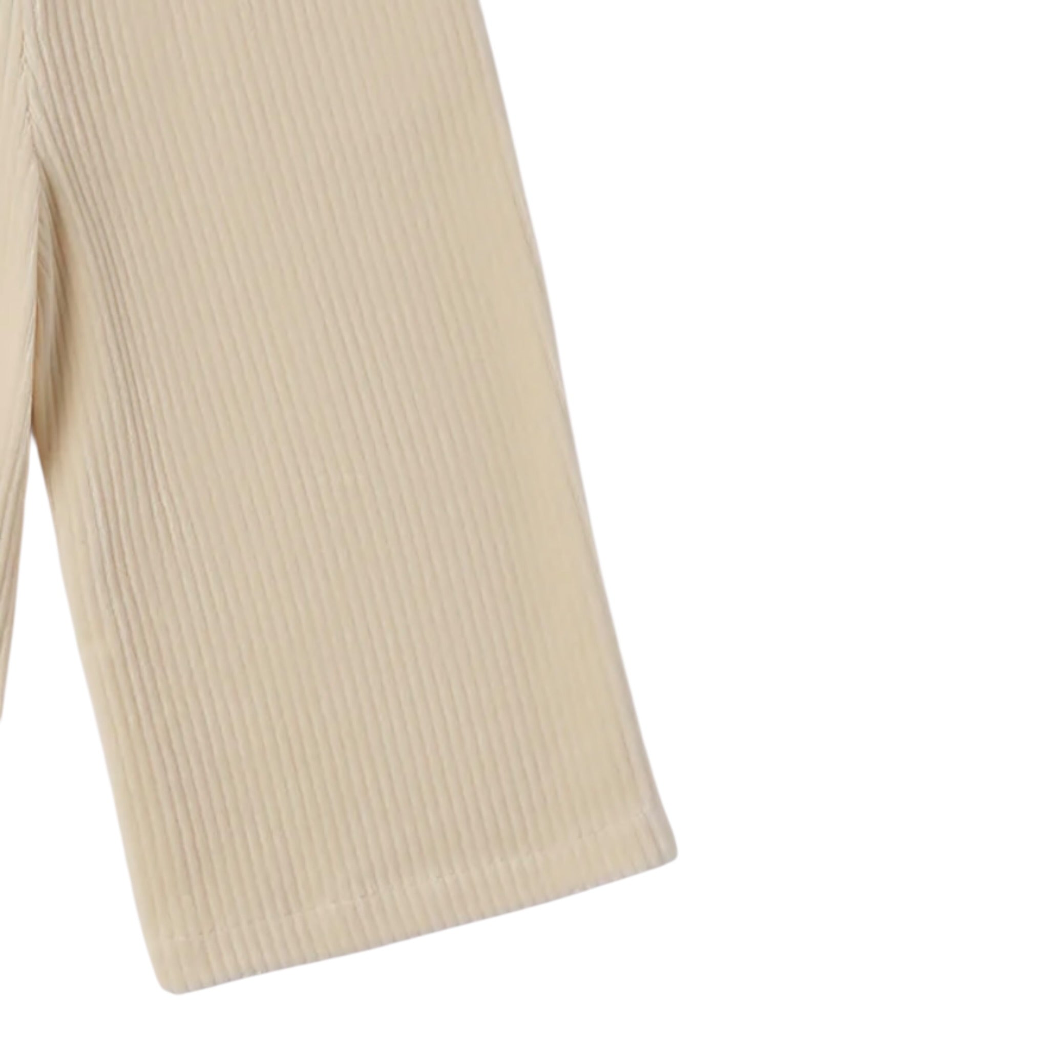 Sarabanda Pantalone tinta unita Modello A Palazzo Panna per Bambina 0F356 PANNA SARABANDA 