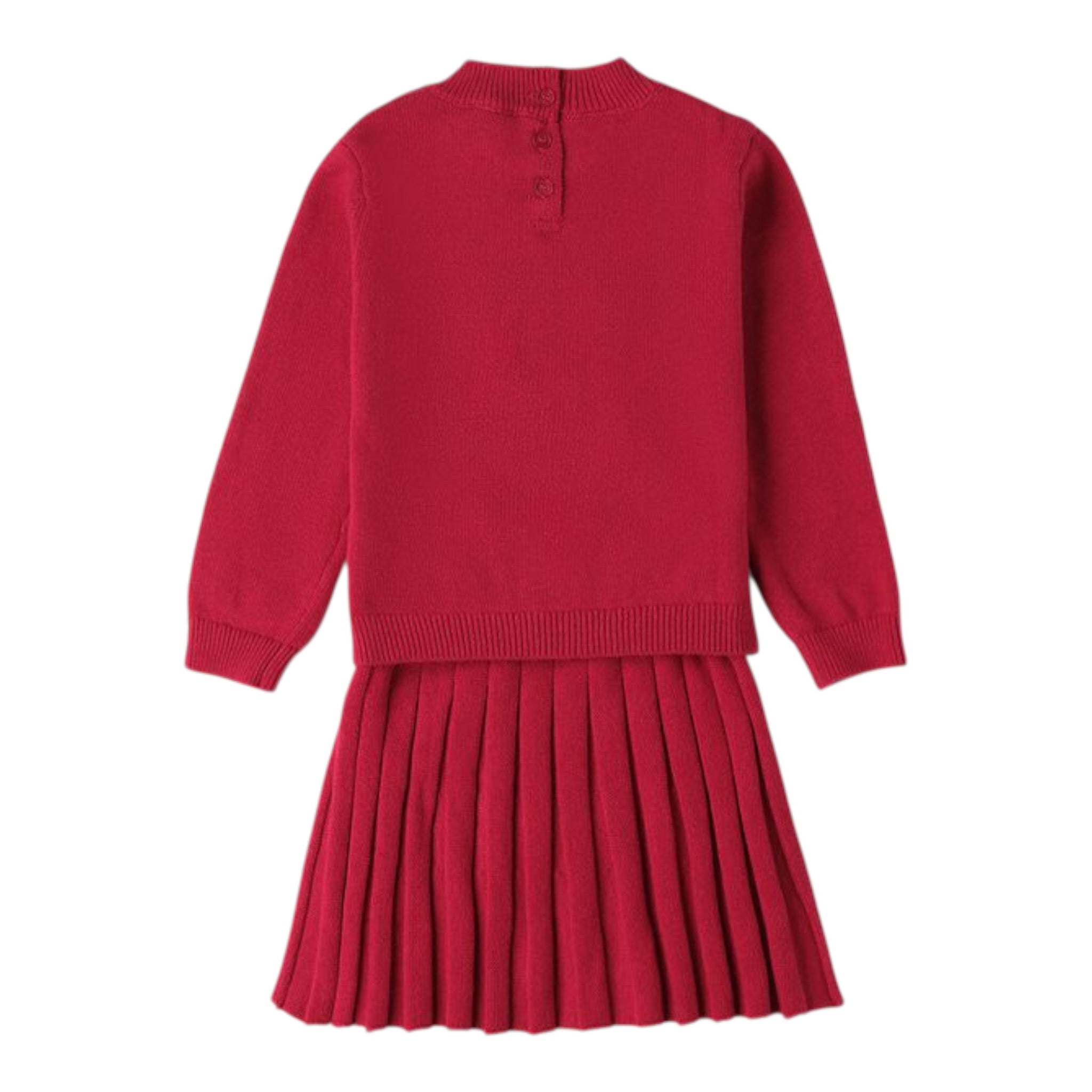 Sarabanda Completo 2Pz Maglia-Gonna Fuxia per Bambina 0F366 FUXIA SARABANDA 