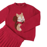 Sarabanda Completo 2Pz Maglia-Gonna Fuxia per Neonata 0F366X FUXIA SARABANDA 