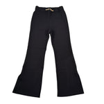 Sarabanda Pantalone tinta unita Modello Zampa Nero per Bambina 0F540 NERO SARABANDA 