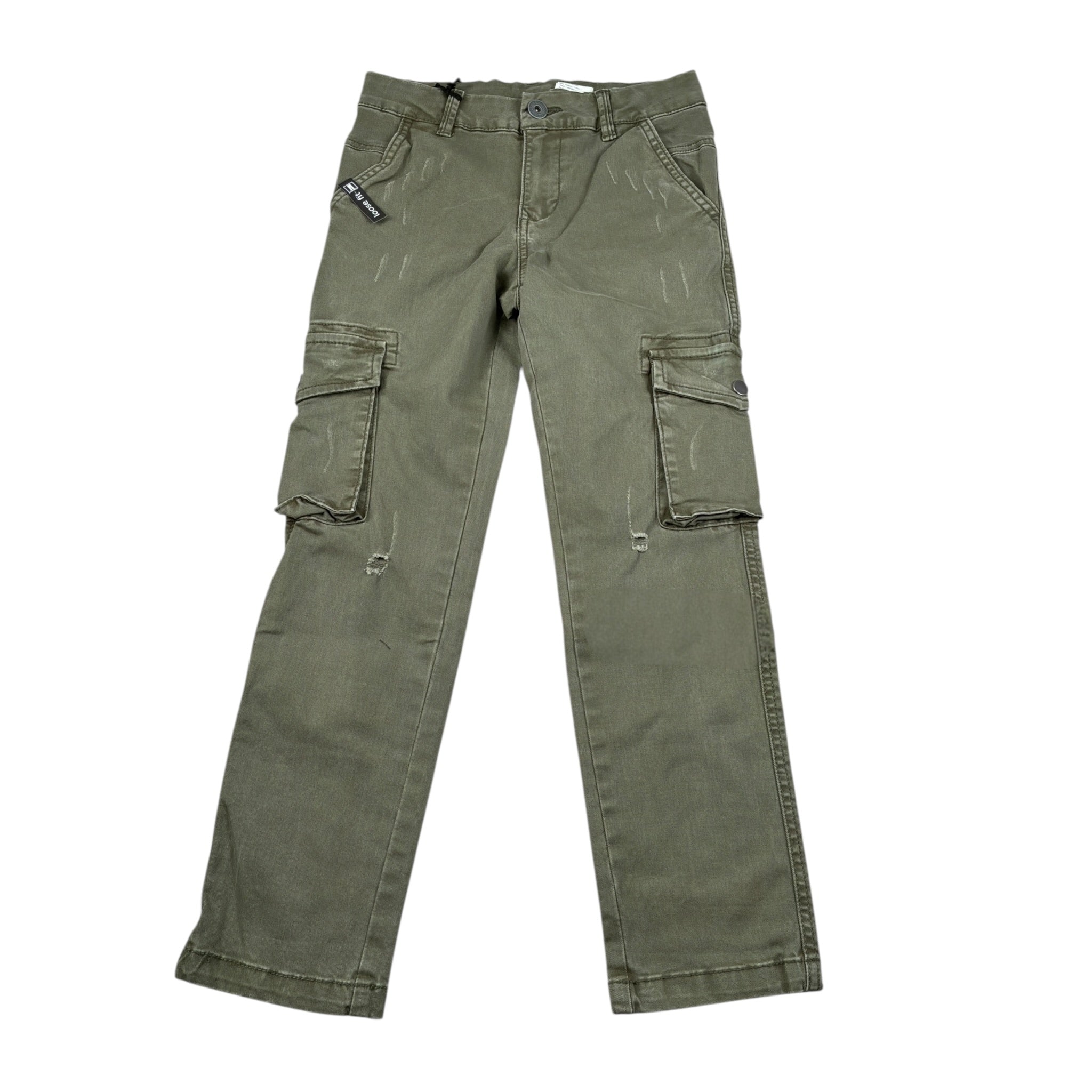 Sarabanda Pantalone tinta unita con Girovita Regolabile Verde per Bambino 0F688 VERDE SARABANDA 