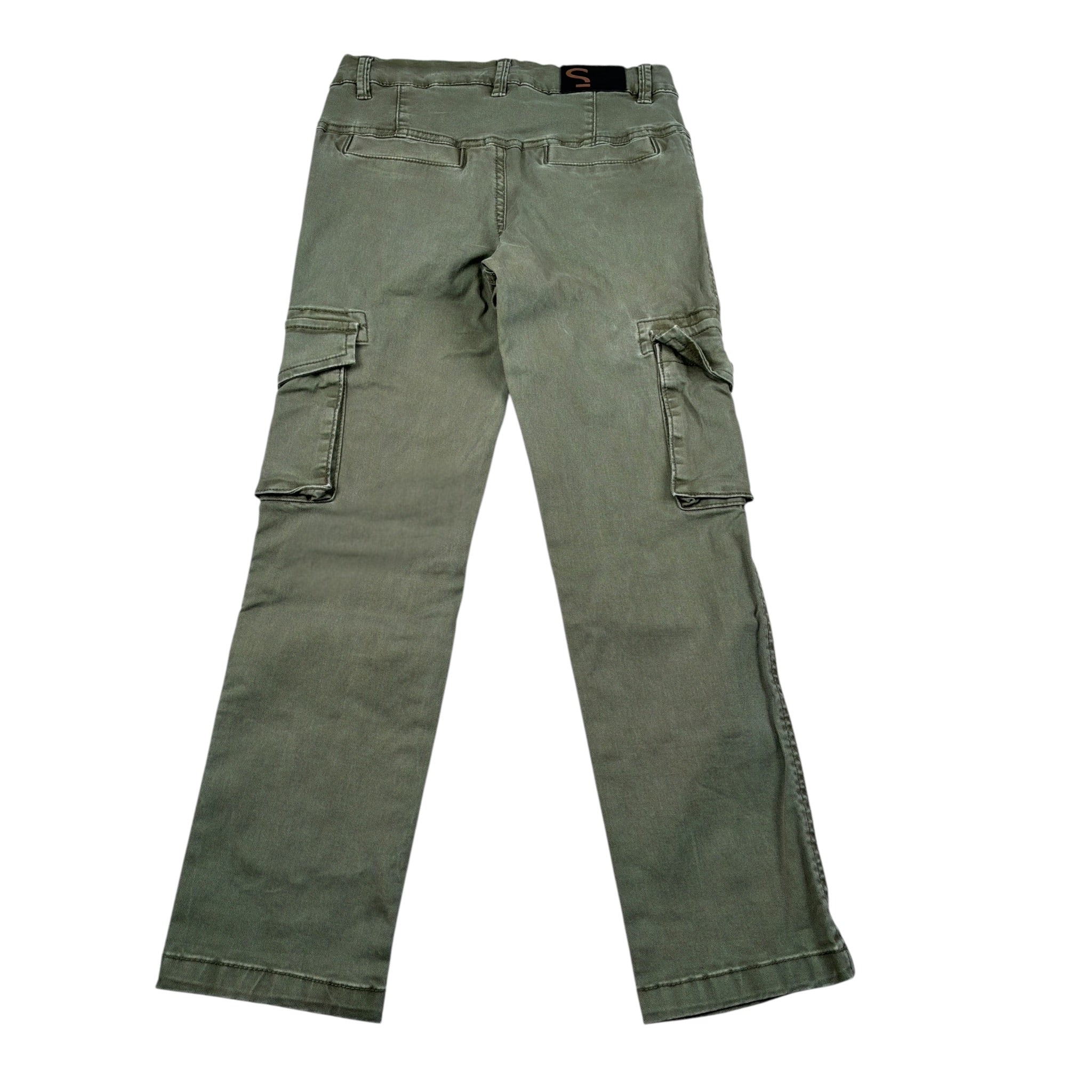 Sarabanda Pantalone tinta unita con Girovita Regolabile Verde per Bambino 0F688 VERDE SARABANDA 