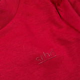 Sarabanda Shirt tinta unita con Stampa Rosso per Neonato 0X702 ROSSO SARABANDA 