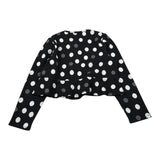 Sarabanda Felpa tinta unita con Fantasia Paillettes Nero per Bambina 5417 NERO SARABANDA 