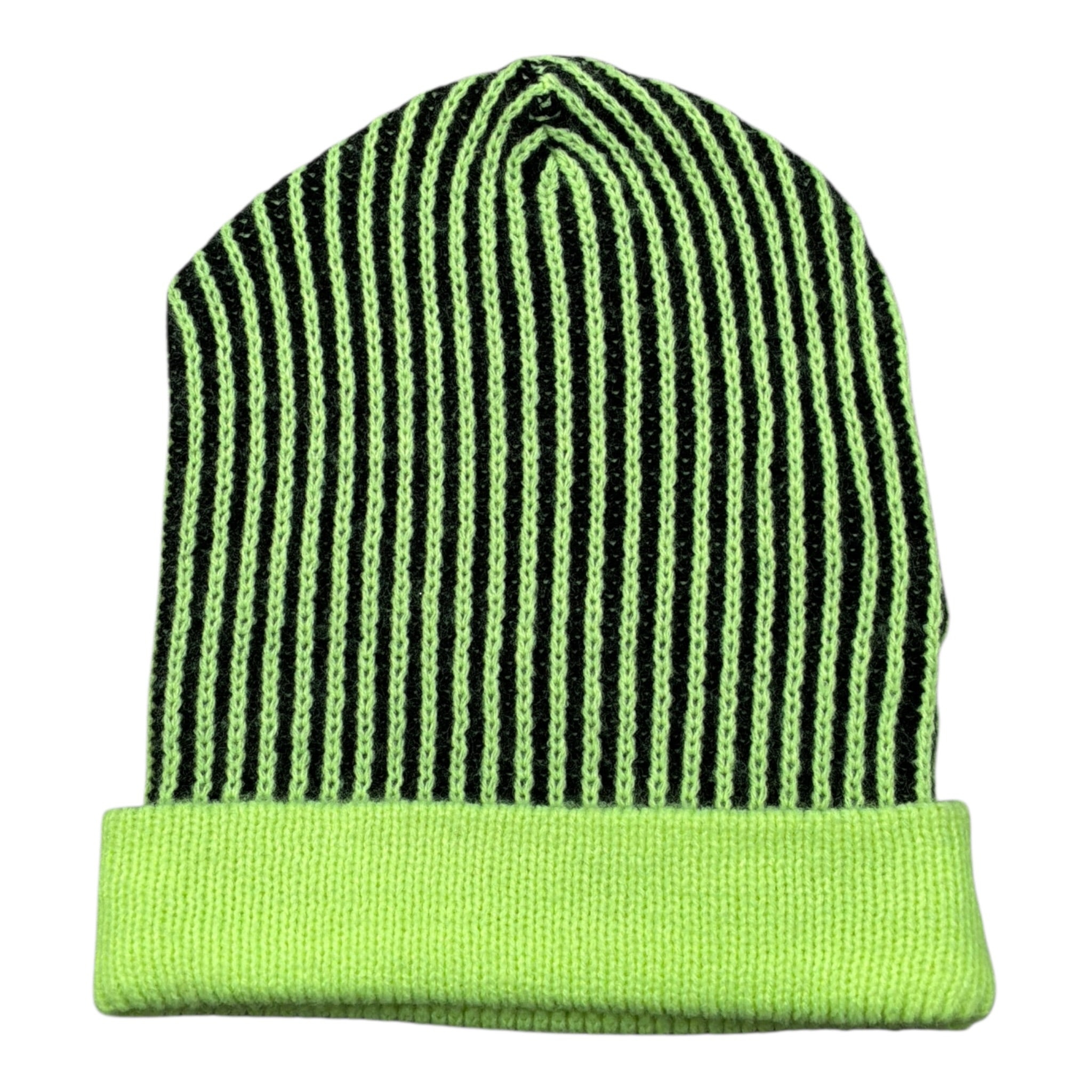 Sarabanda Cappello tinta unita con Fantasia A Righe Verde per Bambino 5834 VERDE SARABANDA 