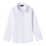 Sarabanda Camicia tinta unita Manica Lunga Bianco per Bambino 7130 BIANCO SARABANDA 