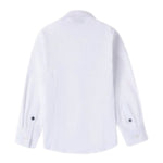 Sarabanda Camicia tinta unita Manica Lunga Bianco per Bambino 7130 BIANCO SARABANDA 