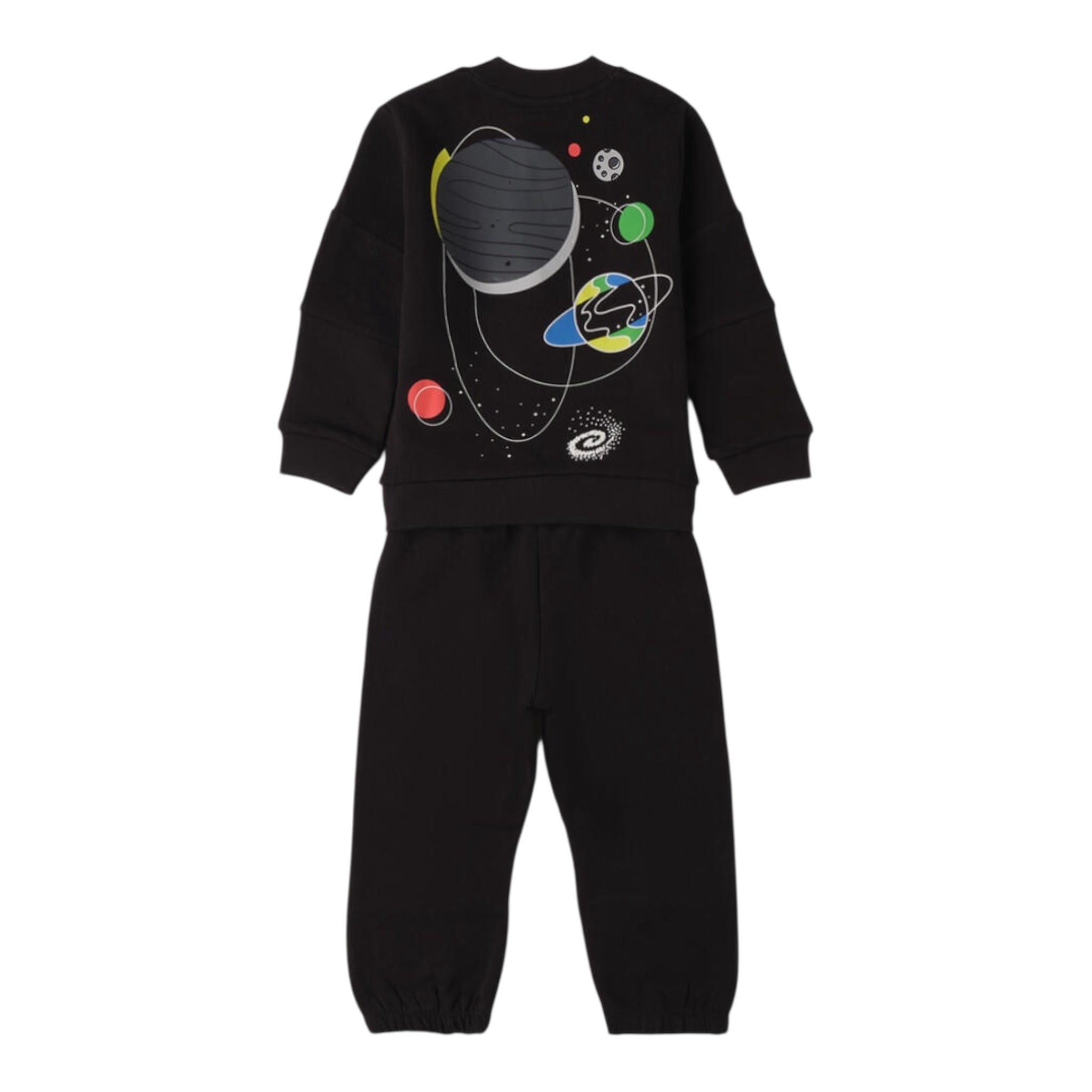 Sarabanda Completo 2Pz Felpa-Pantalone tinta unita Nero per Neonato F008 NERO SARABANDA 