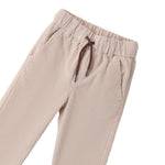 Sarabanda Pantalone tinta unita con Elastico In Vita Beige per Bambino F172 BEIGE SARABANDA 