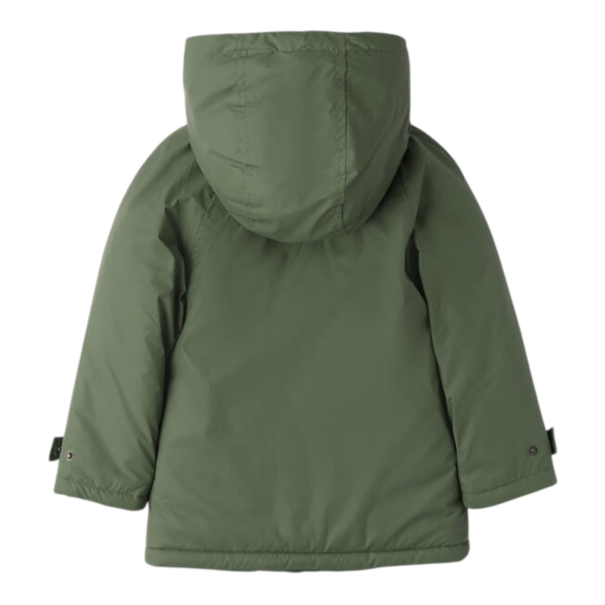 Sarabanda Giubbino tinta unita con Pelliccia Verde per Bambino F183 VERDE SARABANDA 