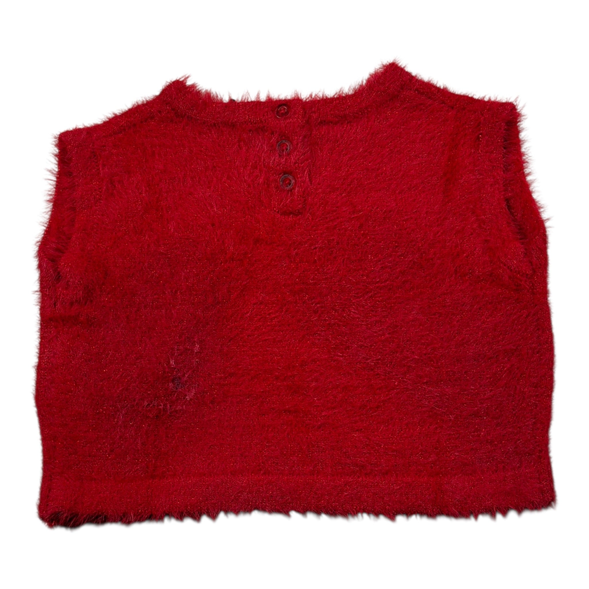 Sarabanda Maglia Modello Gilet tinta unita Rosso per Neonata F345N ROSSO SARABANDA 