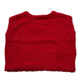 Sarabanda Maglia Modello Gilet tinta unita Rosso per Neonata F345N ROSSO SARABANDA 