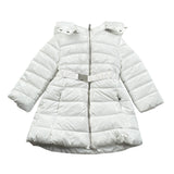 Sarabanda Giubbino tinta unita con Zip E Cappuccio Bianco per Neonata F378 BIANCO SARABANDA 