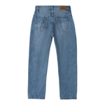 Sarabanda Jeans tinta unita con Strappi Azzurro per Bambino F460 AZZURRO SARABANDA 