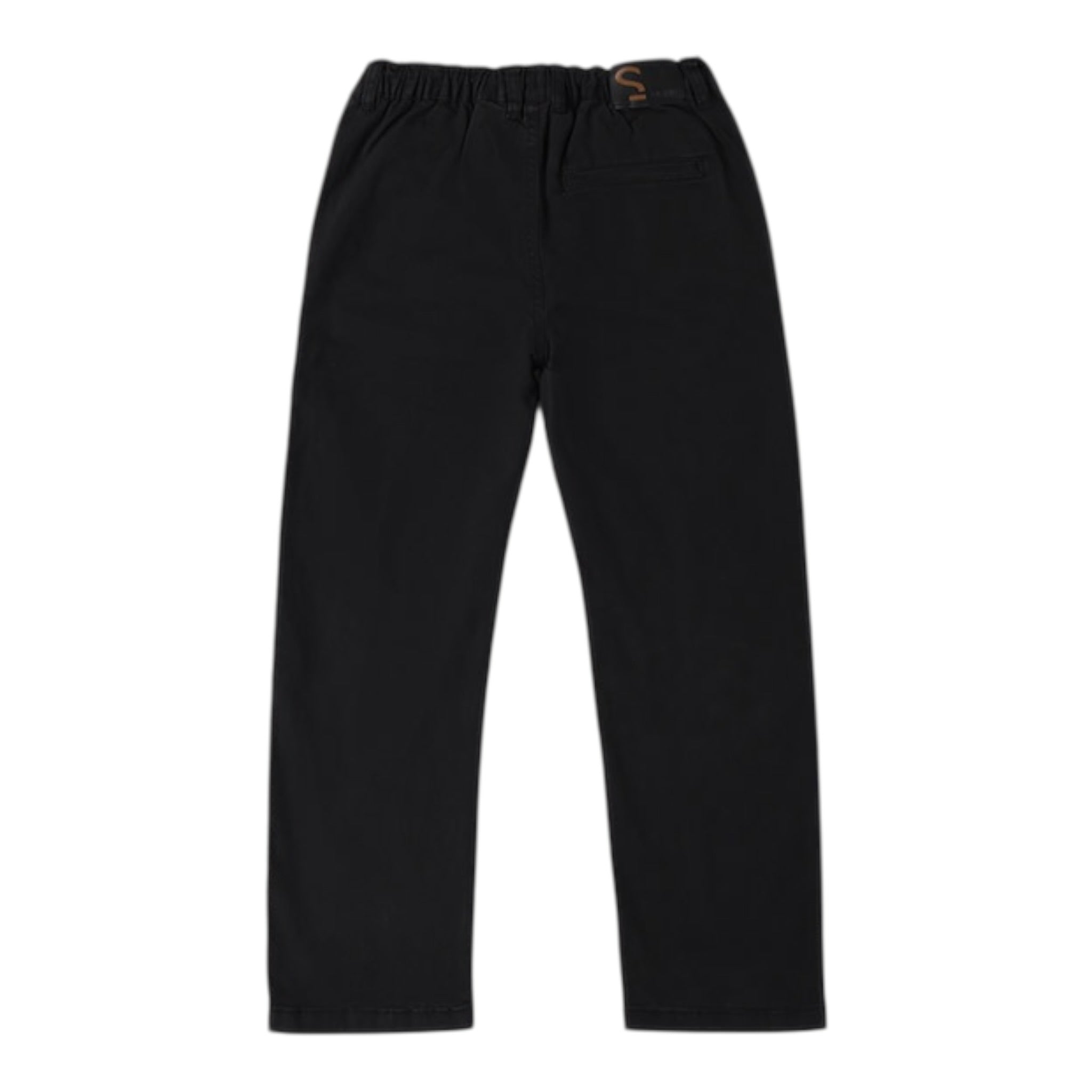 Sarabanda Pantalone tinta unita con Elastico In Vita Nero per Bambino F686 NERO SARABANDA 