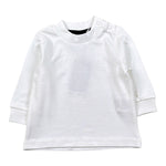Sarabanda Shirt tinta unita con Logo Bianco per Neonato X702 BIANCO SARABANDA 