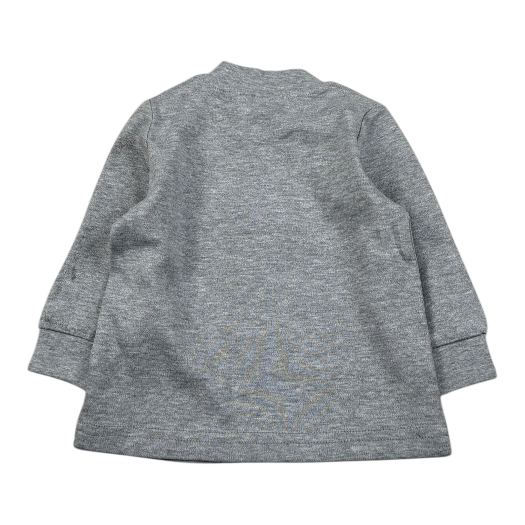 Sarabanda Shirt tinta unita con Logo Grigio per Neonato X702 GRIGIO SARABANDA 