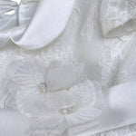 Sartoria Bramante Abito Cerimonia tinta unita con Tulle Bianco per Neonata MARTINA2 BIANCO SARTORIA BRAMANTE 
