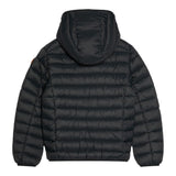 Save The Duck Giubbino tinta unita con Cappuccio Nero per Bambina J30650B NERO SAVE THE DUCK 